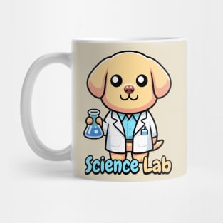 Science Lab Cute Science Dog Pun Mug